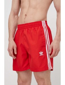 adidas Originals pantaloncini da bagno colore rosso IT8654