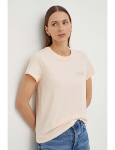 Levi's t-shirt in cotone donna colore arancione