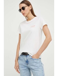 Levi's t-shirt in cotone donna colore bianco