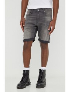 G-Star Raw pantaloncini di jeans uomo colore grigio
