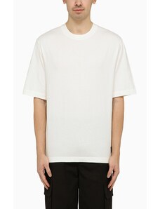 Burberry T-shirt girocollo bianca in cotone
