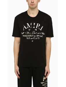 AMIRI T-shirt girocollo nera con logo