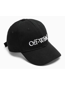 Off-White Cappello da baseball nero con logo