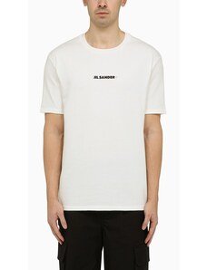 Jil Sander T-shirt girocollo regolare porcellana