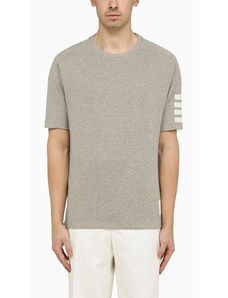 Thom Browne T-shirt 4-Bar grigio chiara