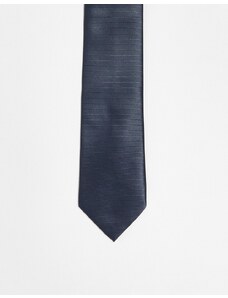 ASOS DESIGN - Cravatta classica grigio blu
