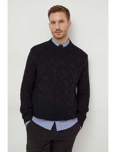 BOSS maglione in lana uomo colore nero