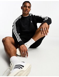 Adidas Originals - adicolor - Felpa con tre strisce nera-Nero