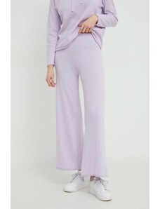 United Colors of Benetton pantaloni con aggiunta di cotone bambini colore violetto