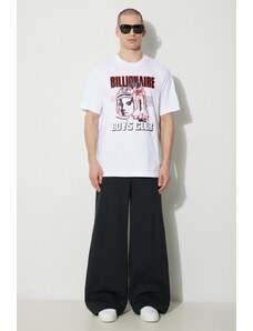 Billionaire Boys Club t-shirt in cotone Space Program uomo colore bianco B24139