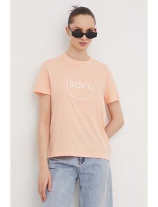 Roxy t-shirt in cotone donna colore arancione ERJZT05673