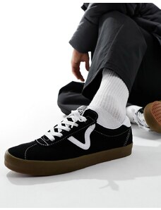 Vans - Sport - Sneakers basse nere con suola in gomma-Nero
