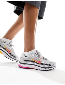 Nike - P-6000 Unisex - Sneakers bianche e rosa-Bianco