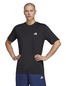 adidas performance adidas - Training Essential - T-shirt nera mélange-Nero