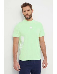 adidas t-shirt in cotone uomo colore verde IX5193