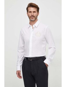 Versace Jeans Couture camicia uomo colore bianco