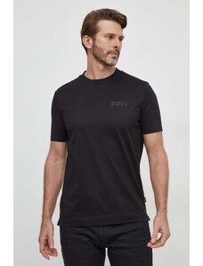 BOSS t-shirt in cotone uomo colore nero