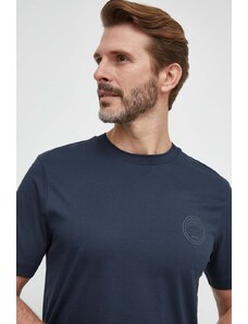 BOSS t-shirt in cotone uomo colore blu navy