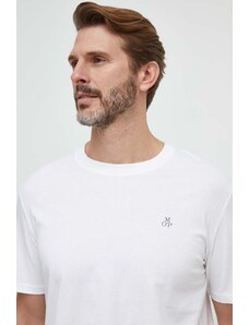 Marc O'Polo t-shirt in cotone pacco da 2 uomo colore bianco
