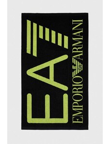 EA7 Emporio Armani asciugamano colore nero