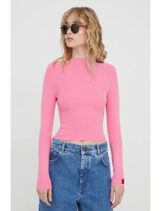 HUGO maglione donna colore rosa