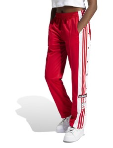 adidas Originals - Adibreak - Pantaloni rossi con bottoni a pressione-Rosso