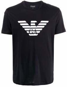 Emporio Armani T-shirt blu logo Eagle