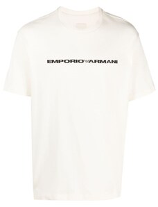 Emporio Armani T-shirt panna logo Emporio