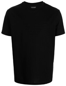 Emporio Armani T-shirt nera logo Eagle