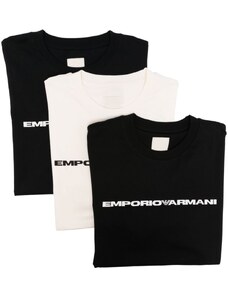 Emporio Armani T-shirt tripack logo Emporio