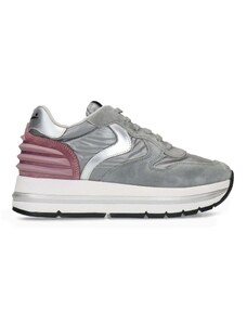 VOILE BLANCHE - Sneakers Donna Grey/violet/silver