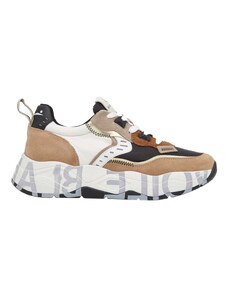 VOILE BLANCHE - Sneakers Donna Light Brown/black/dove