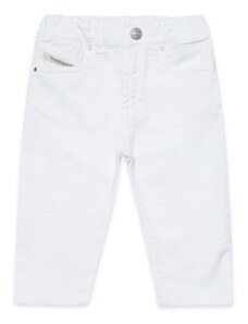DIESEL KIDS Jeans D-Gale-B bianco neonato