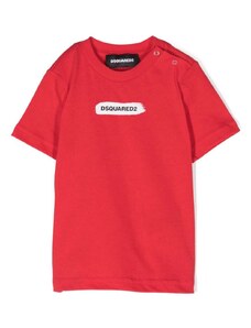 DSQUARED KIDS T-shirt neonati rossa