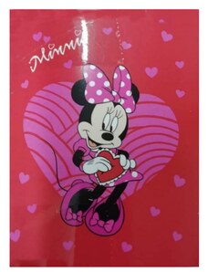 Hermet Minnie Mouse Coperta Morbida Pile Art Plaid Mickey Mouse