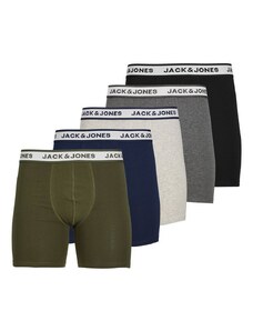 Jack & Jones - Confezione da 5 paia di boxer grigio chiaro