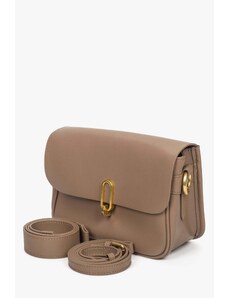 Women's Brown Shoulder Bag made of Genuine Leather Estro ER00109334