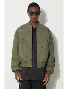 Daily Paper giacca bomber Rasal Bomber Jacket uomo colore verde 2411128
