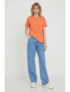 Marc O'Polo t-shirt in cotone donna colore arancione