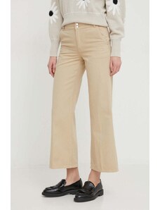 United Colors of Benetton pantaloni in cotone colore beige