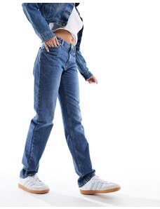 ONLY - Jaci - Jeans dritti a vita medio alta lavaggio blu medio