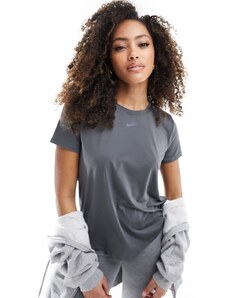 Nike Training - One Dri-FIT - T-shirt slim fit grigio ferro