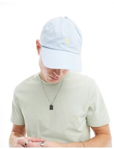 Polo Ralph Lauren - Cappello con visiera e logo azzurro-Blu
