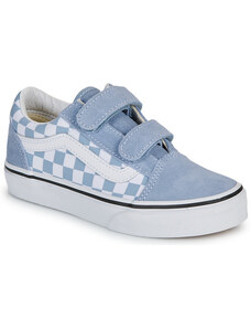 Vans Scarpe bambini UY Old Skool V COLOR THEORY CHECKERBOARD DUSTY BLUE