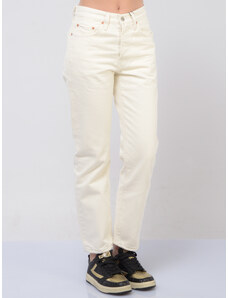 jeans da donna Levi's 501 Original Cropped effetto used