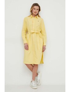 Polo Ralph Lauren vestito in cotone colore giallo