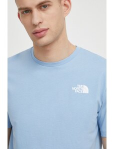The North Face t-shirt in cotone uomo colore blu