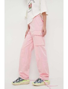 Moschino Jeans pantaloni donna colore rosa