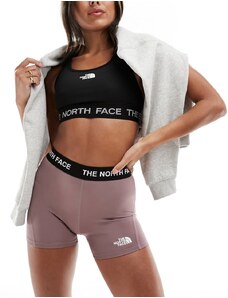 The North Face - Training - Pantaloncini aderenti a vita alta grigi-Viola
