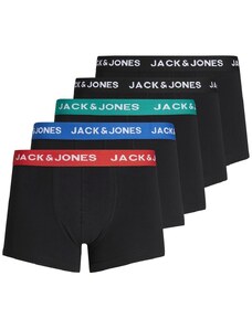 Jack & Jones - Confezione da 5 boxer aderenti grigio scuro